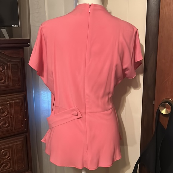 Top shop, Pink draping blouse, size 12. - Picture 2 of 5
